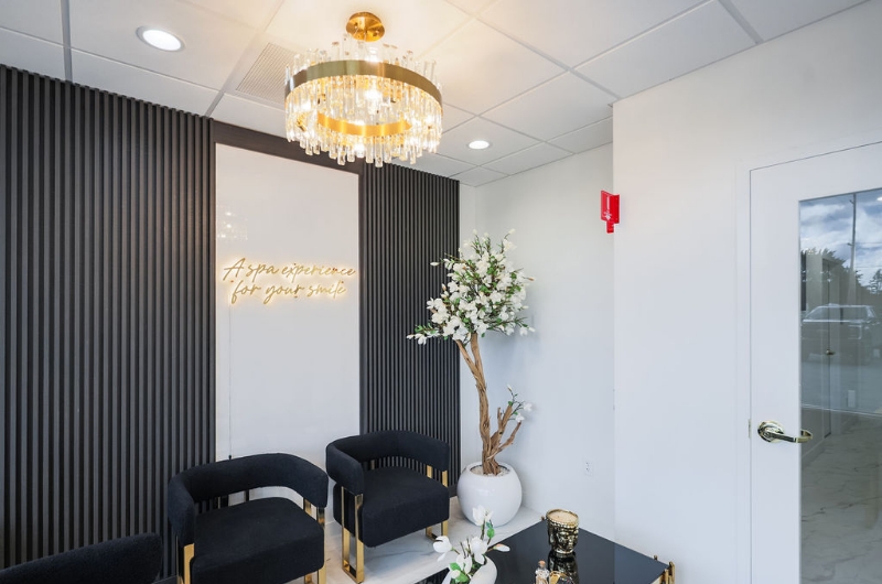 Clear Construction Michigan - project photo Luxury Dental Spa interior